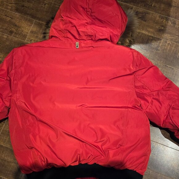 Mackage Dixon Bomber Jacket - Red NWOT - Picture 2 of 9